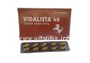 Generikus Cialis: Vidalista 40 (Tadalafil 40mg)